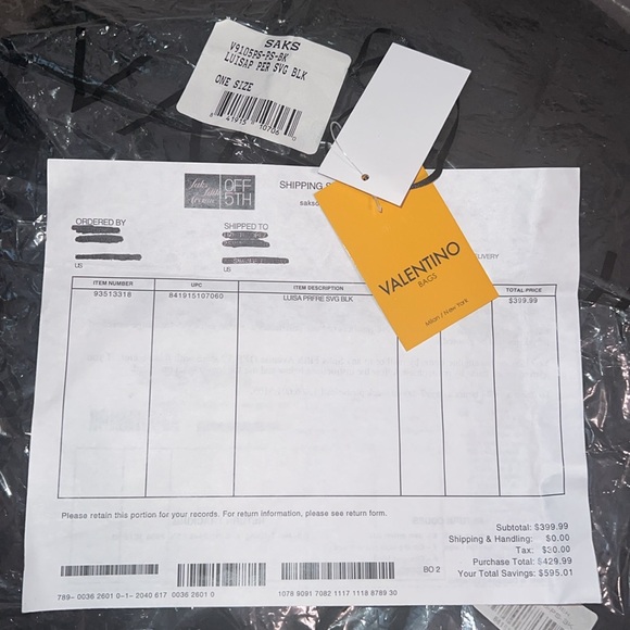 Valentino leather tote shoulder bag - Picture 5 of 5